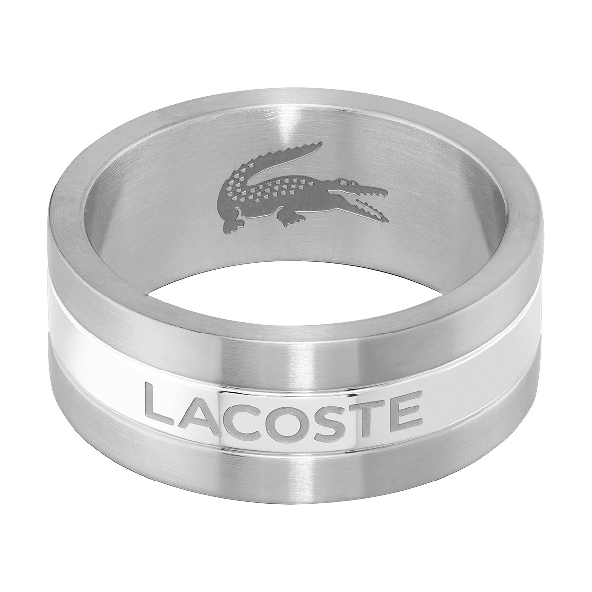 Bague LACOSTE acier