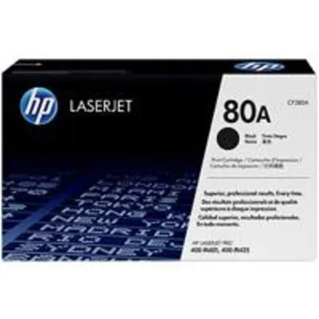 HP 80A Schwarz Original LaserJet Tonerpatrone für LaserJet Pro 400 M401, MFP M425