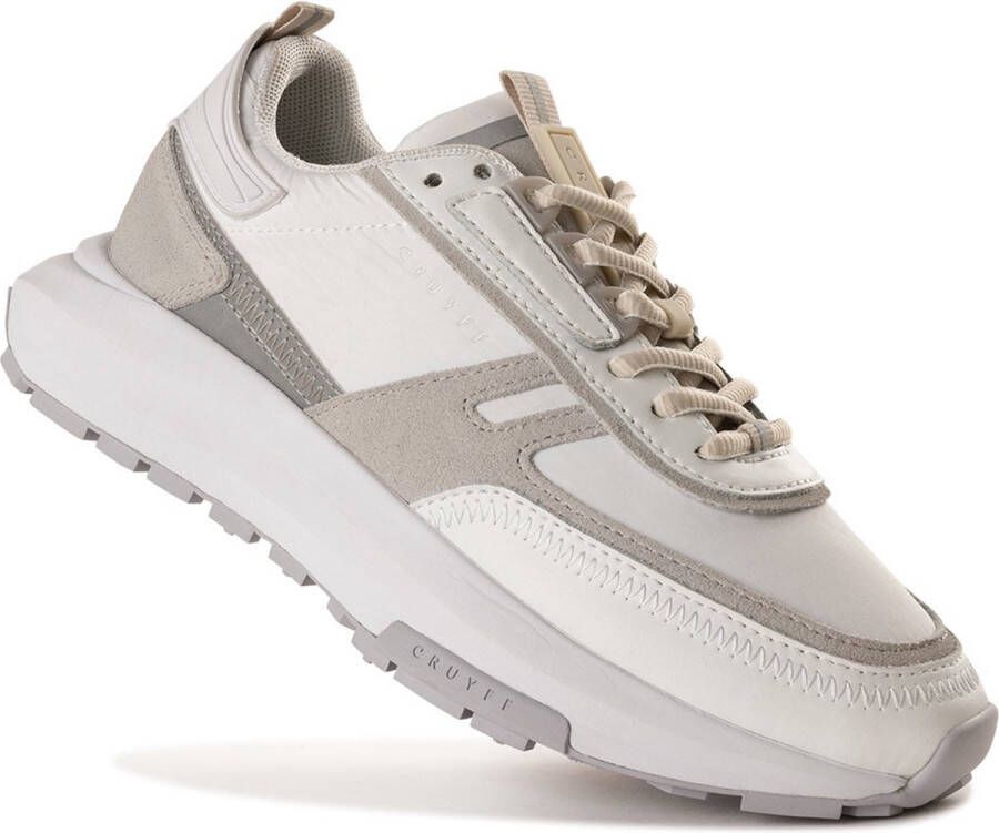 Cruyff Ambruzzia Lux beige wit sneakers dames (CC231870100)