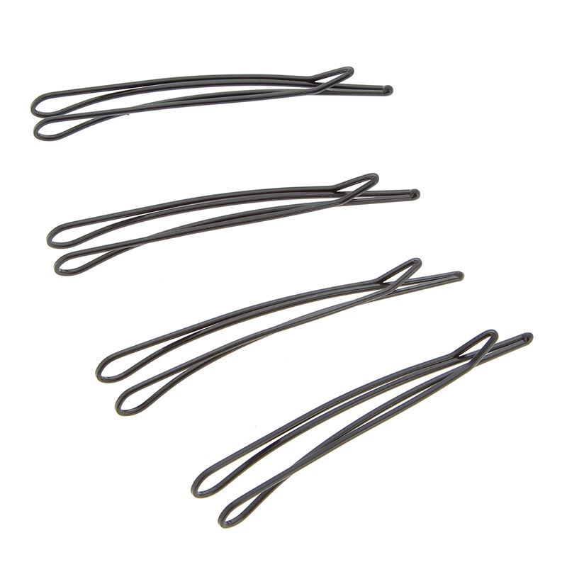 Lot de 4 barrettes noires