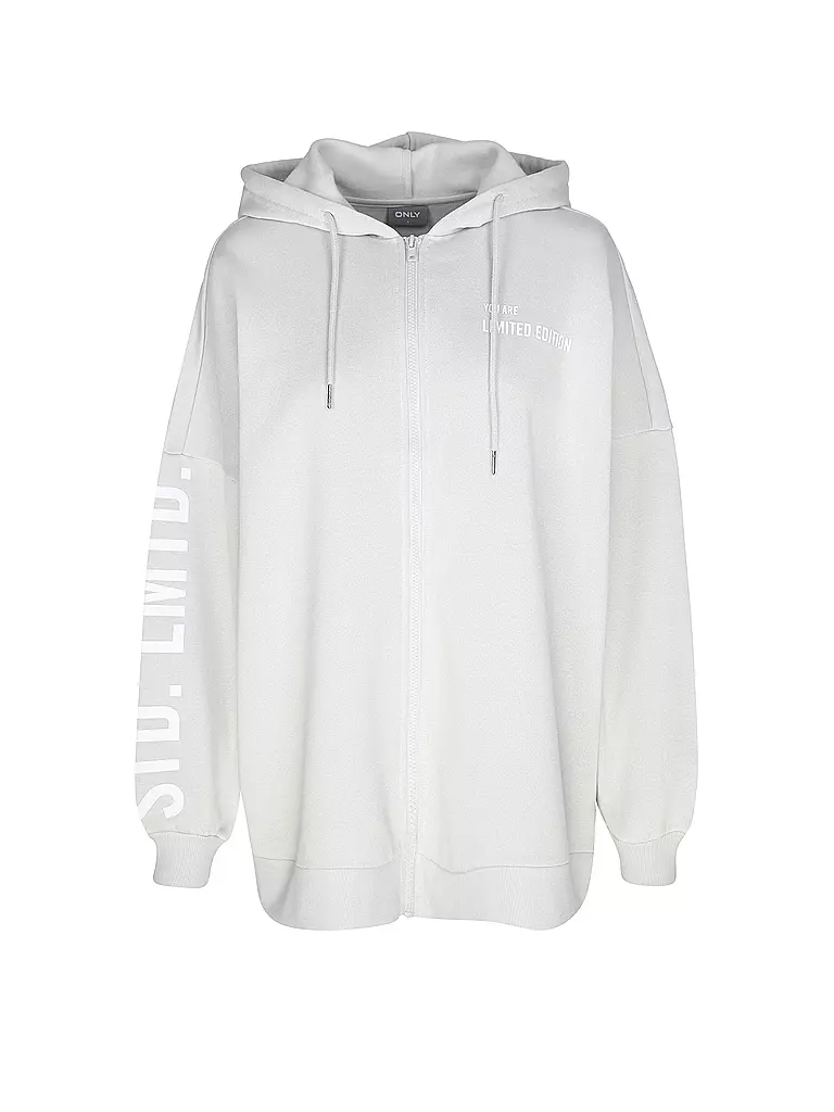 ONLY Sweatjacke ONLDAZE hellgrau