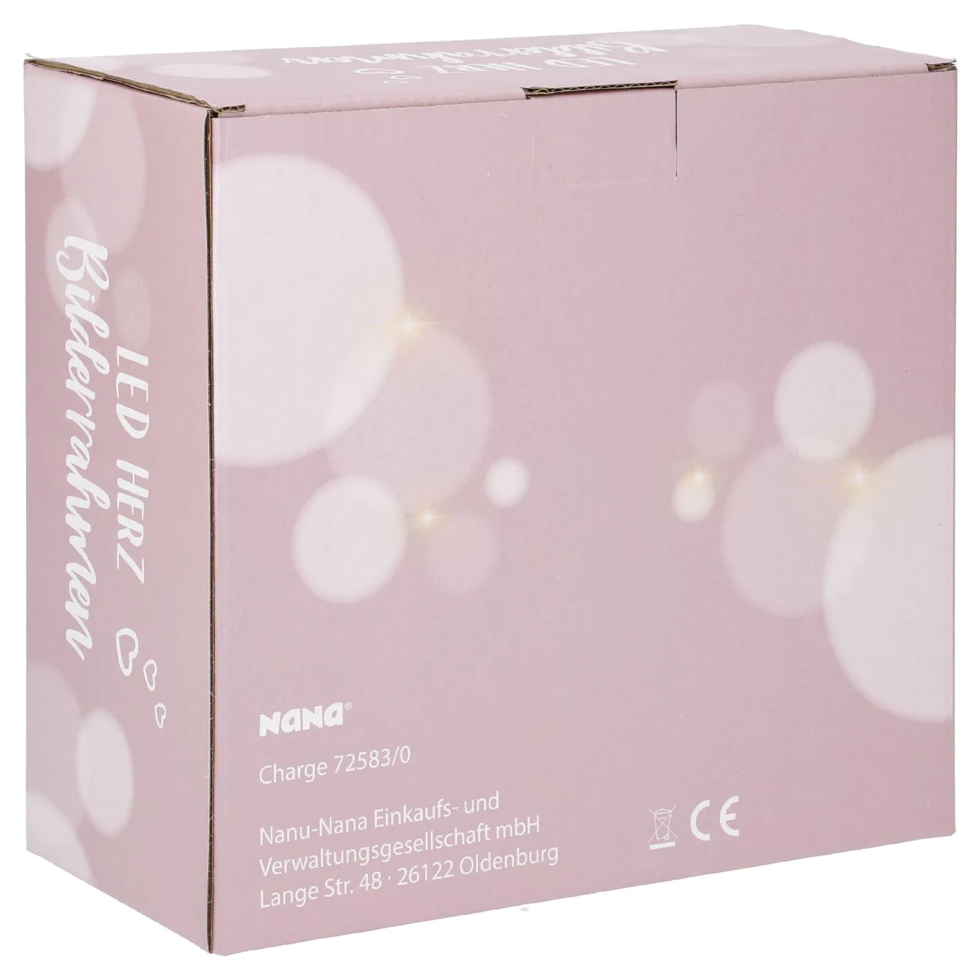 LED-Bilderrahmen Herz, Mama