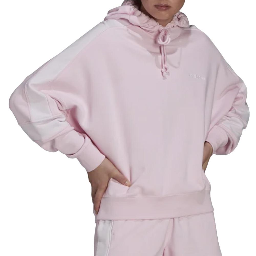 Adidas Sweat à capuche Rose Femme Adidas Crop