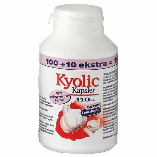 Kyolic, 1 om dagen - 100  10 kaps.
