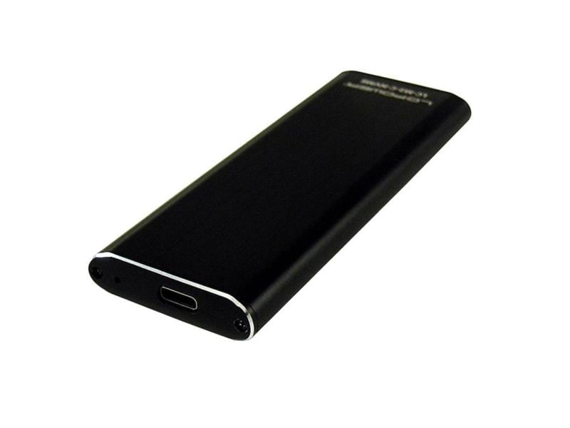 LC-Power Externes Gehäuse LC-M2-C-NVME M.2 Externes USB 3.1 Gen. 2-Typ C-Gehäuse für M.2-SSDs