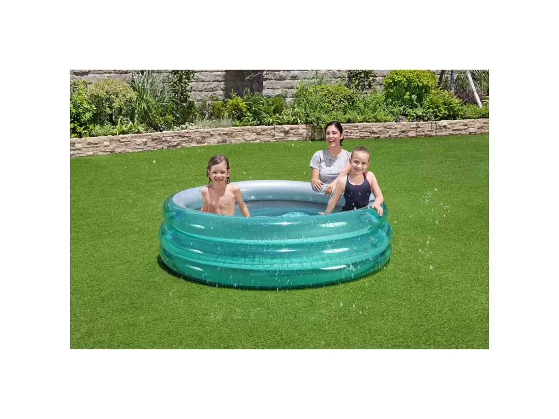 Piscine Gonflable pour Enfants Bestway Big Metallic 3-Ring Pool 170x53 cm