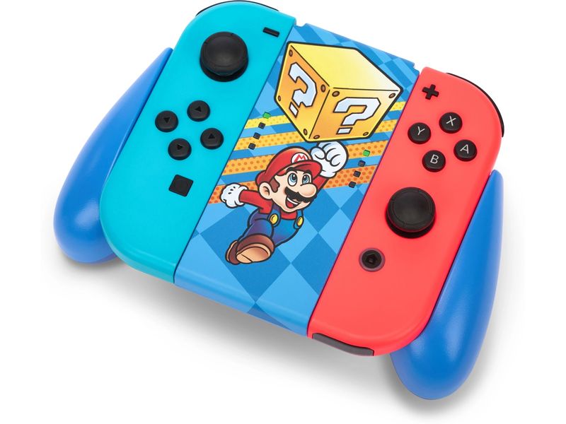 Power A Joy-Con Comfort Grip Mystery Block Mario Breiter Komfortgriff für die Nintendo Switch