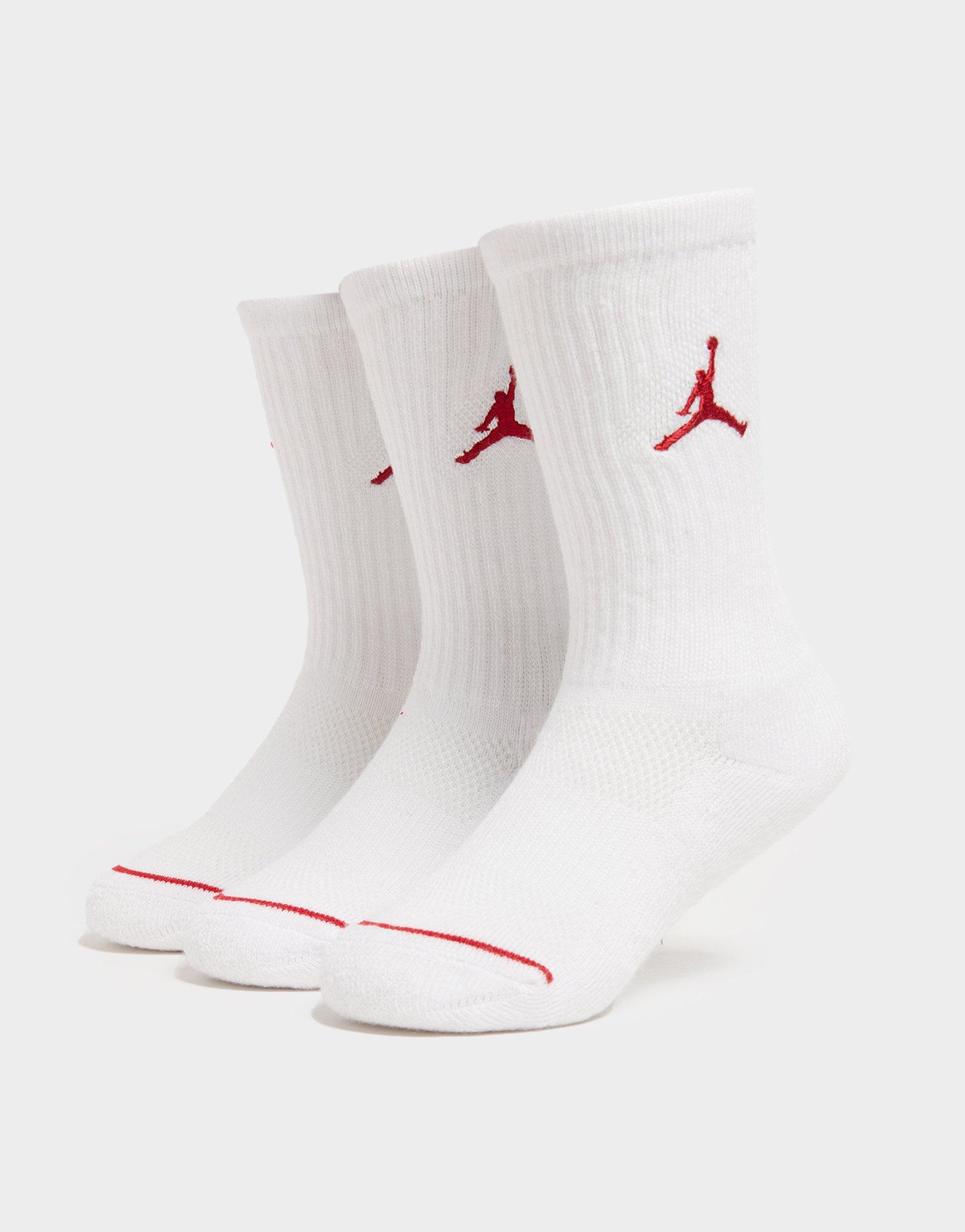 Jordan Lot de 3 paires de chaussettes Crew Junior