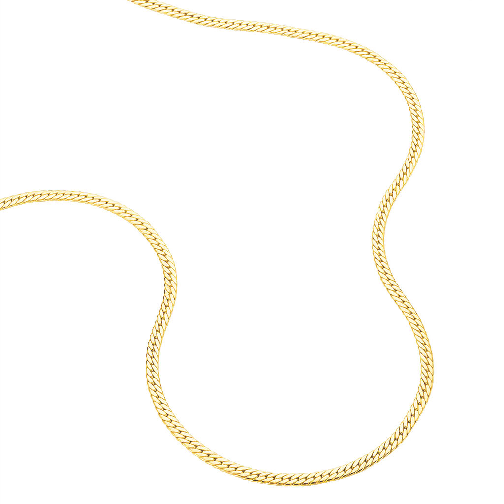 Collier Synda Maille Anglaise Or Jaune