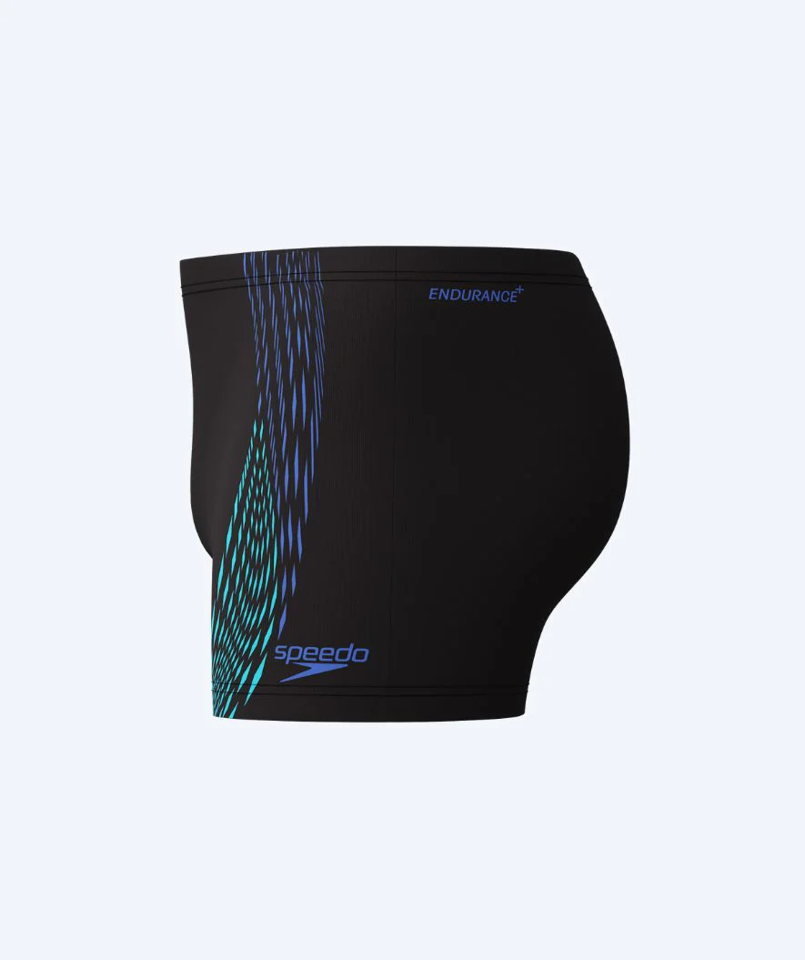 Speedo aquashorts til mænd - Duo Logo Print - Sort/mørkeblå