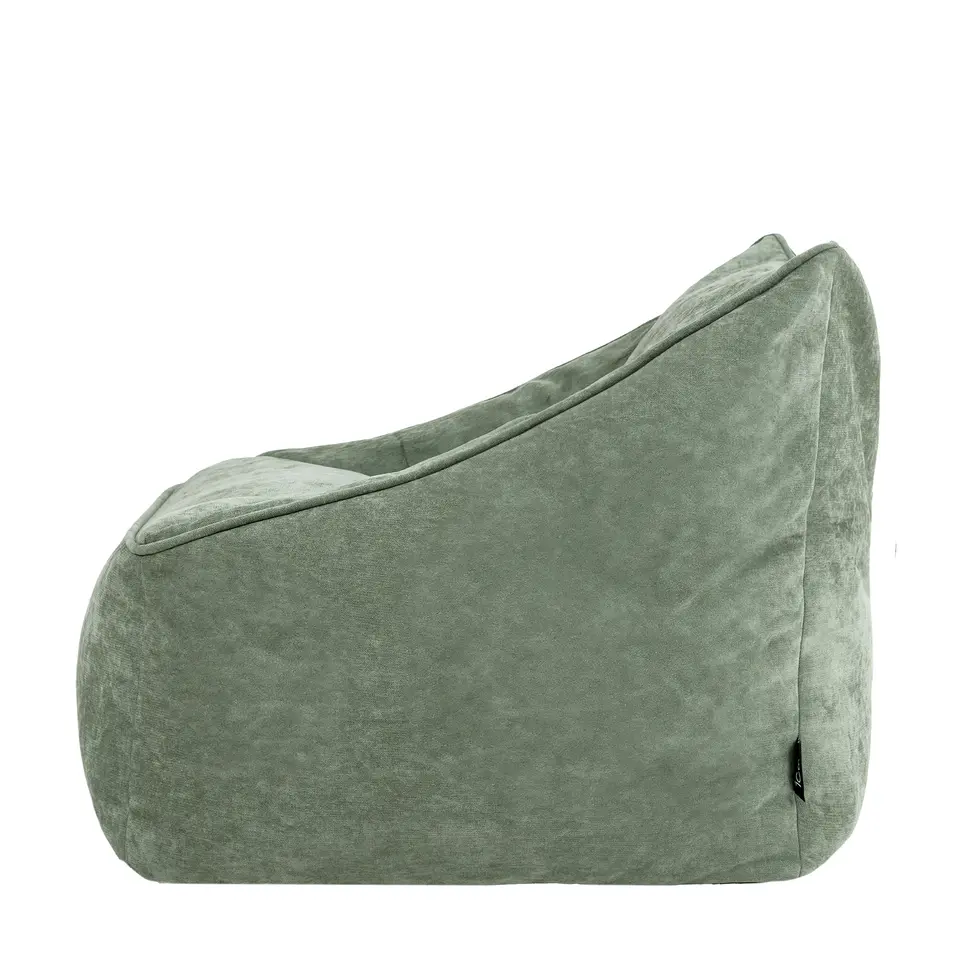 icon Zitzak Natalia - Chenille Zitzak Fauteuil - Saliegroen