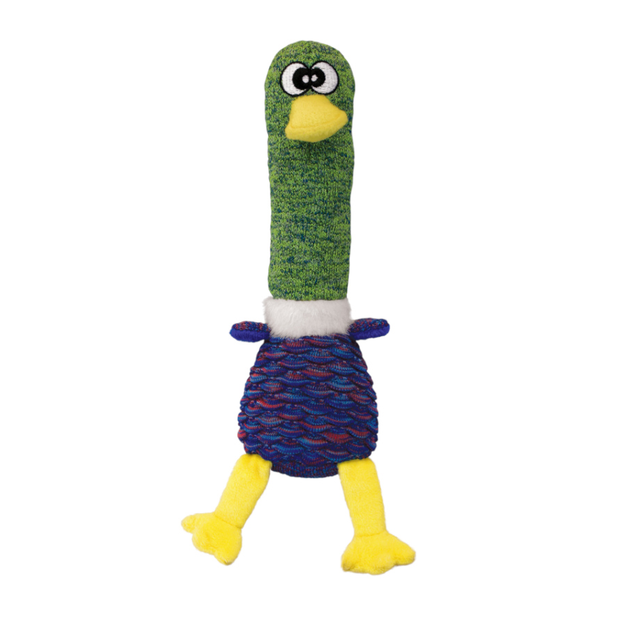Brinquedo Kong Shakers em formato de pássaro cuco para cães