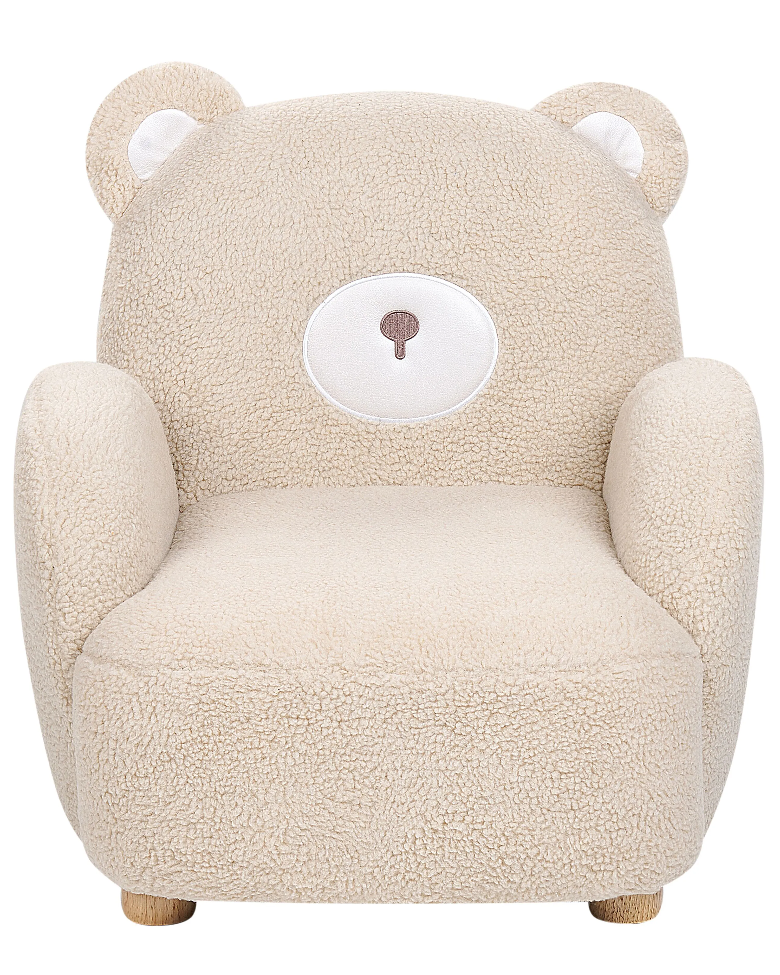 Kinderfauteuil Teddybeer BOO Bouclé Beige