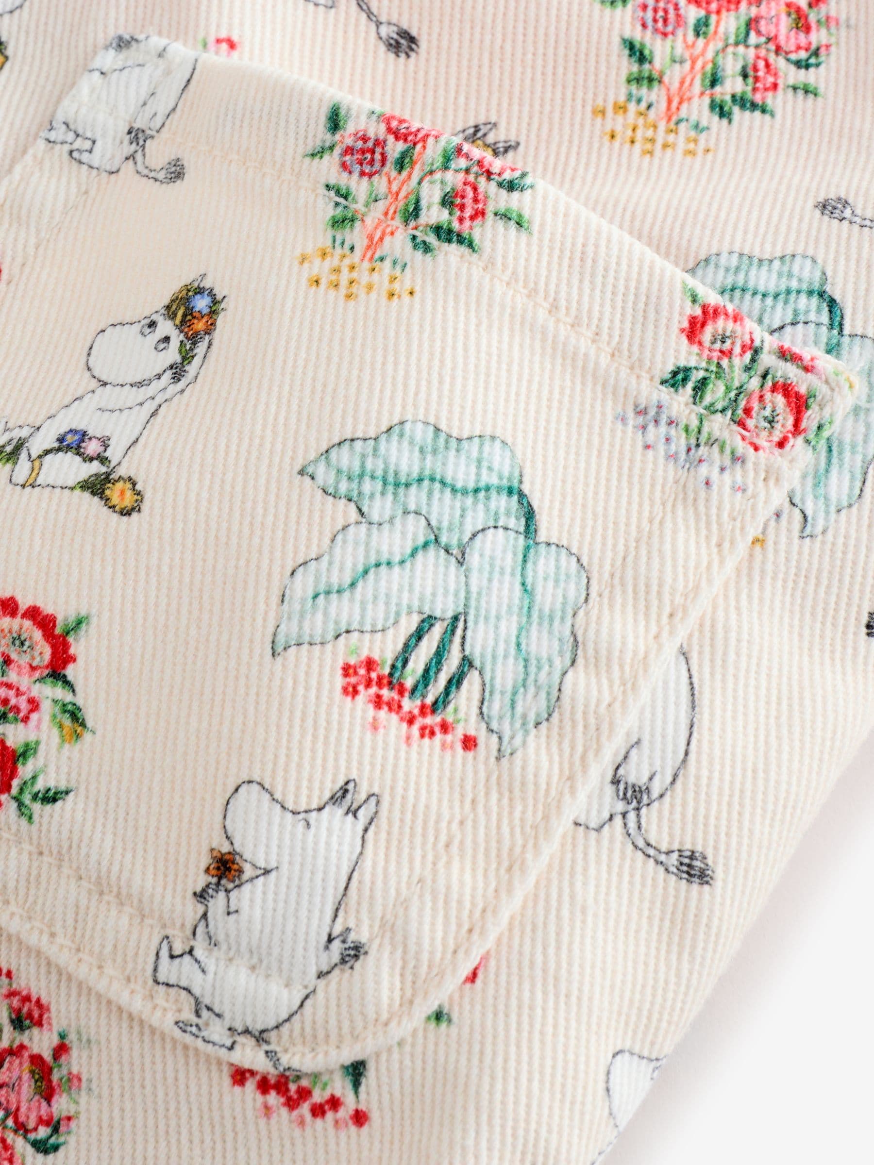 Roze - Set van tuinbroek met Moomin-print en T-shirt (3mnd -7jr)