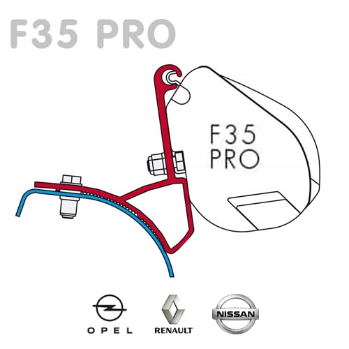 Adaptateur store Fiamma F35 PRO pour TRAFIC de 2001 à 2014