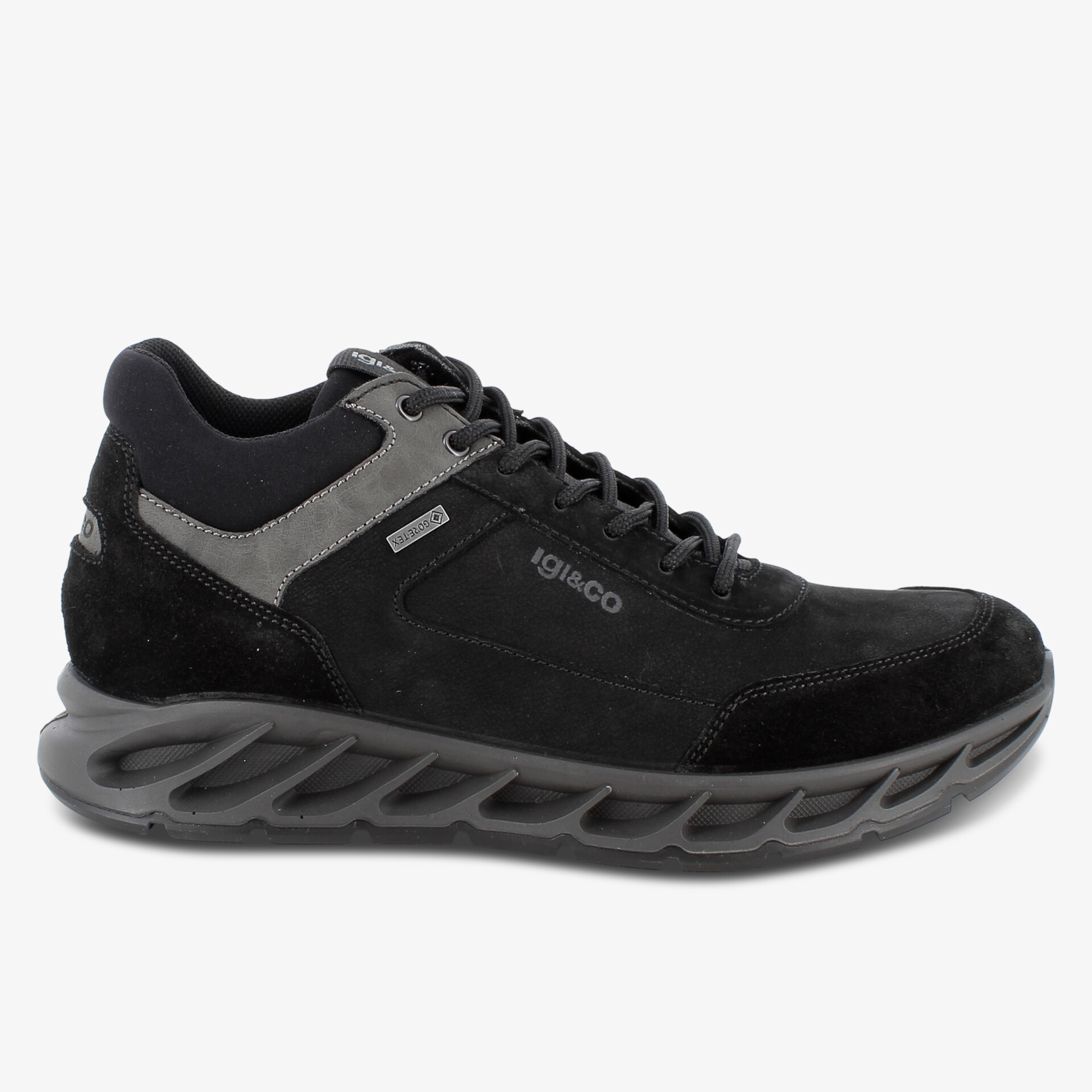 IGI & CO Herren Sneaker Low schwarz
