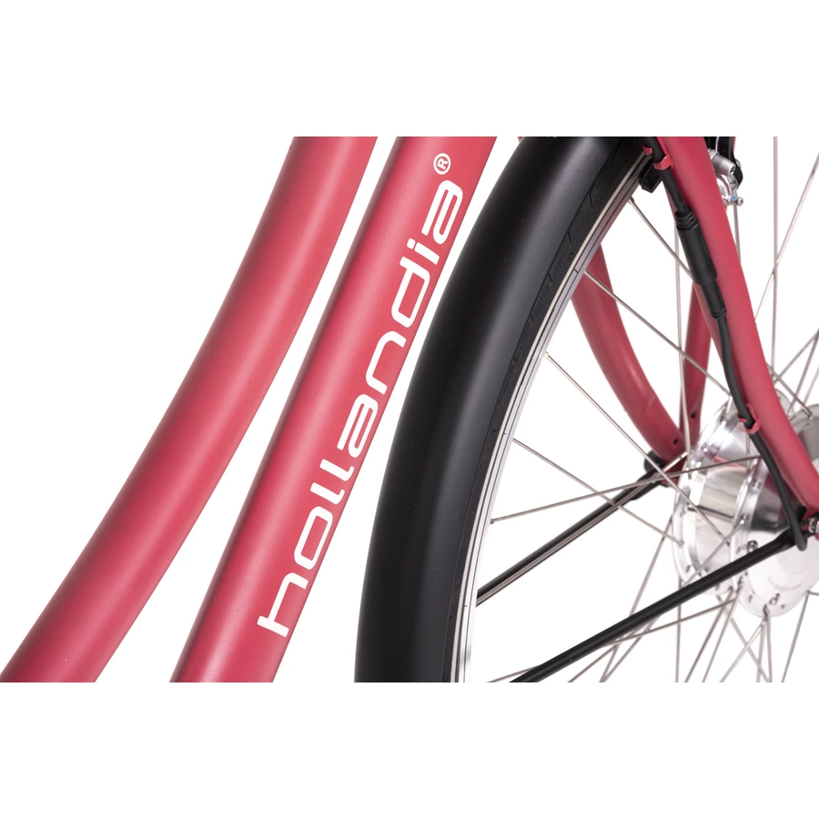 Adore E-Citybike Damen Hollandia Carry on 28'' E-Bike 3 Gänge rot