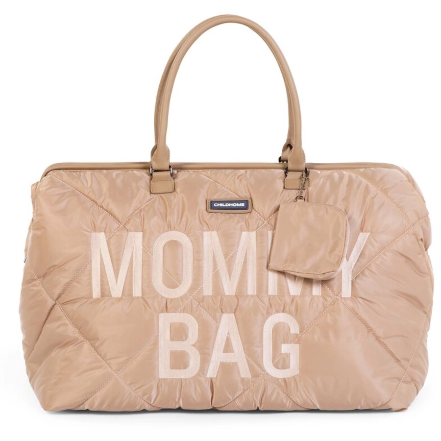 CHILDHOME Mommy Bag gesteppt beige