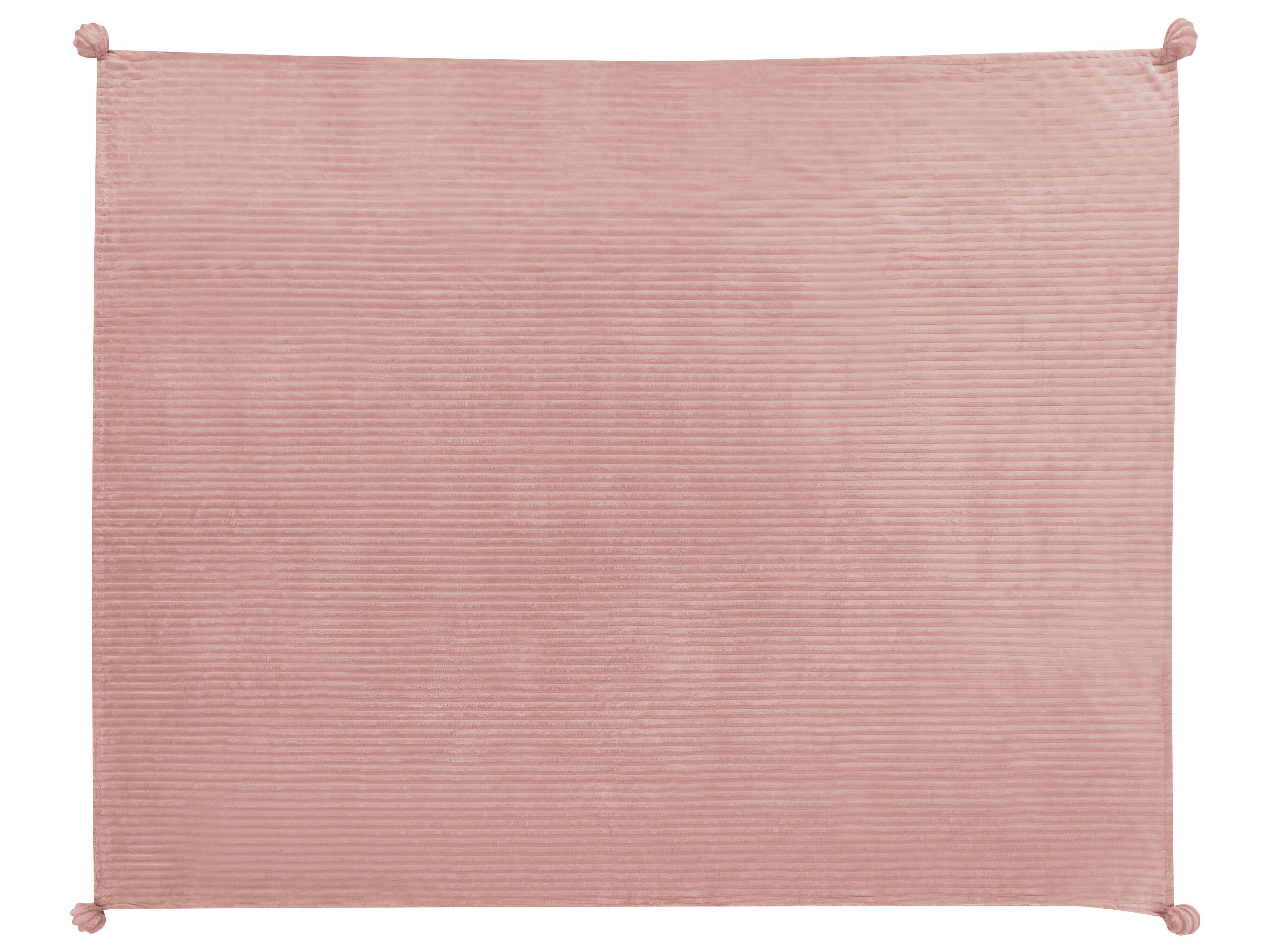 Plaid KAWERI 150 x 200 cm Roze