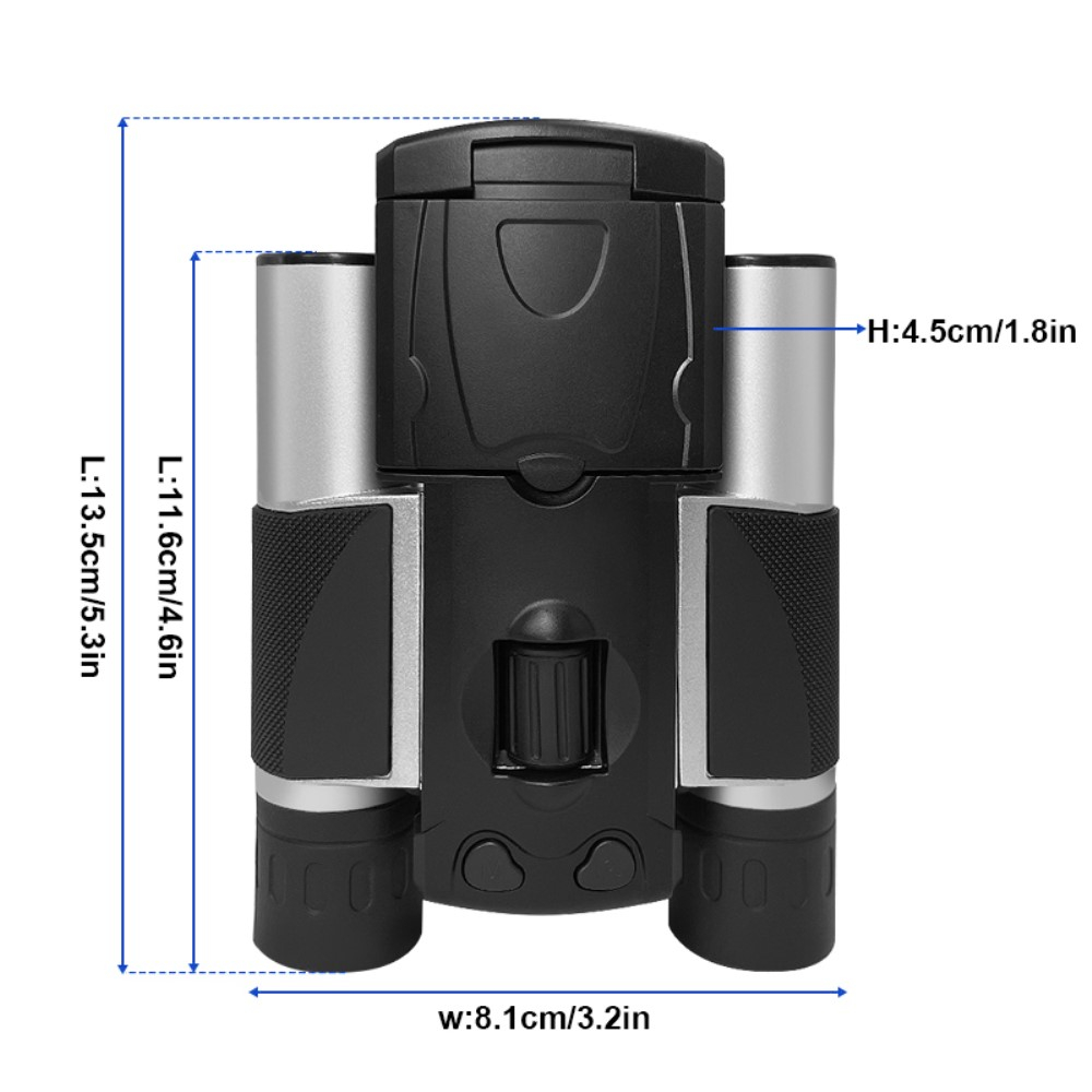 Binokular Fernglas Objektiv mit 8x Optischem Zoom und 2.5K Video Aufnahme   2