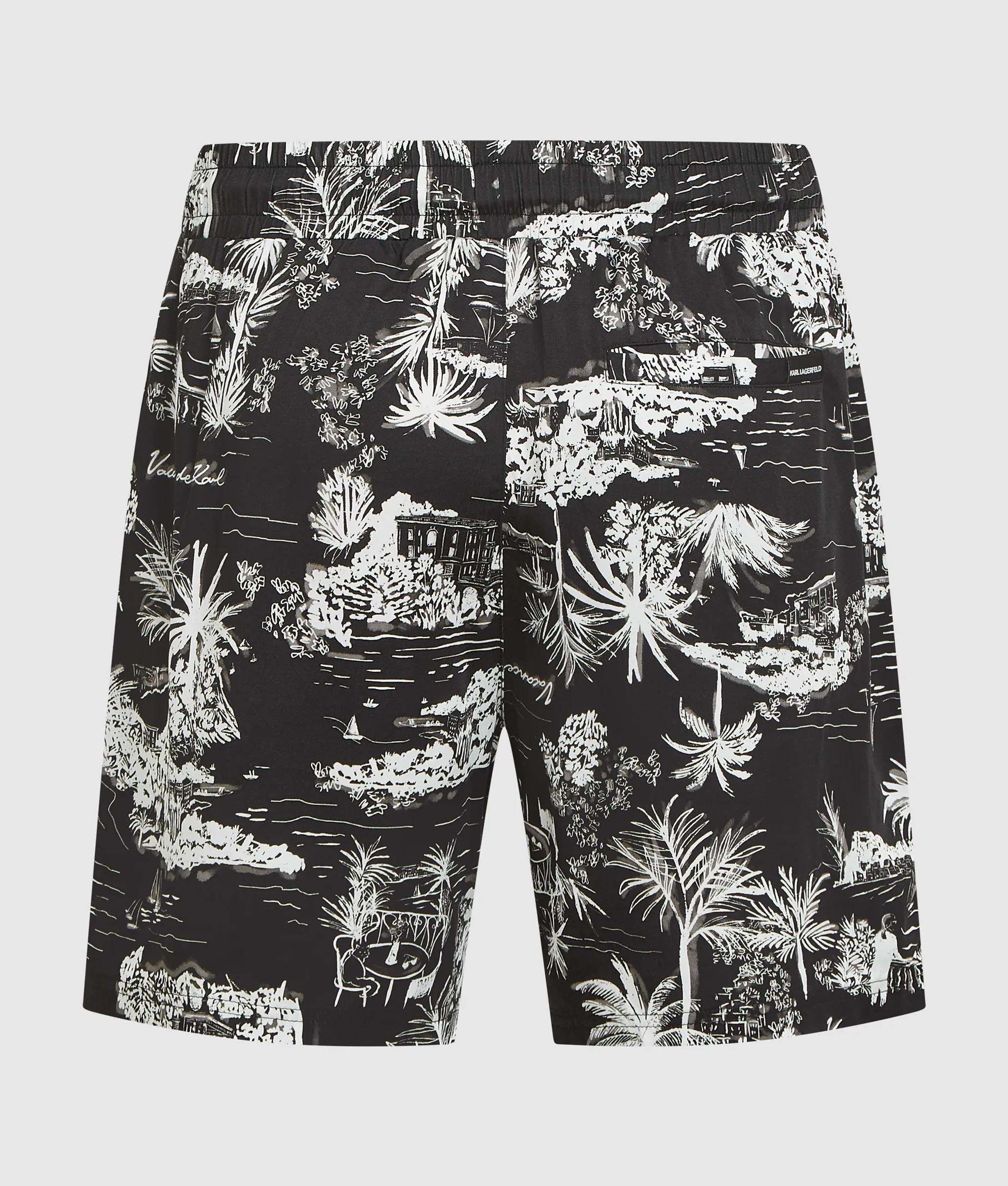Korte broek met all-over print