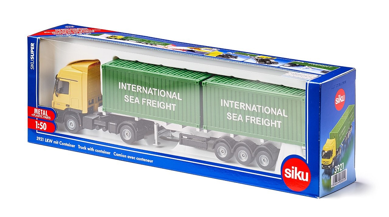 Siku - 1:50 Lastbil med Containere