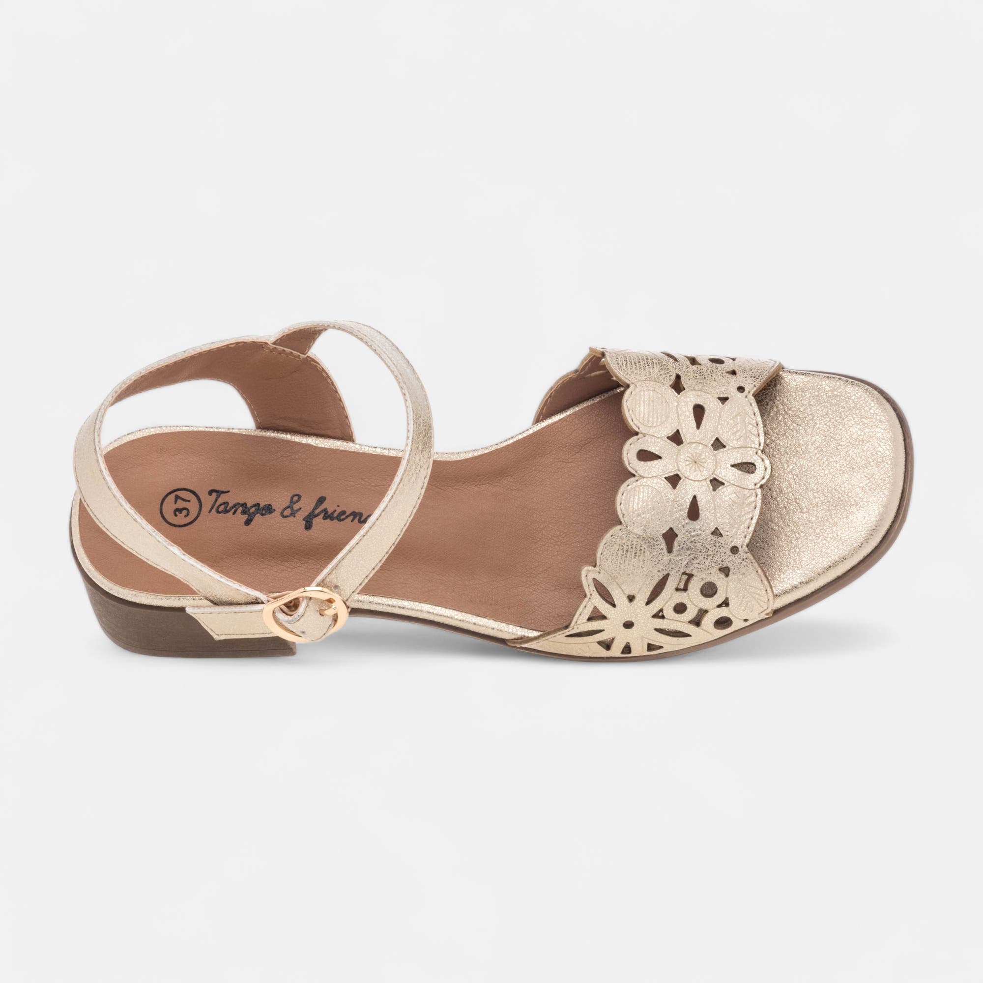 Nu-pieds Femme or
