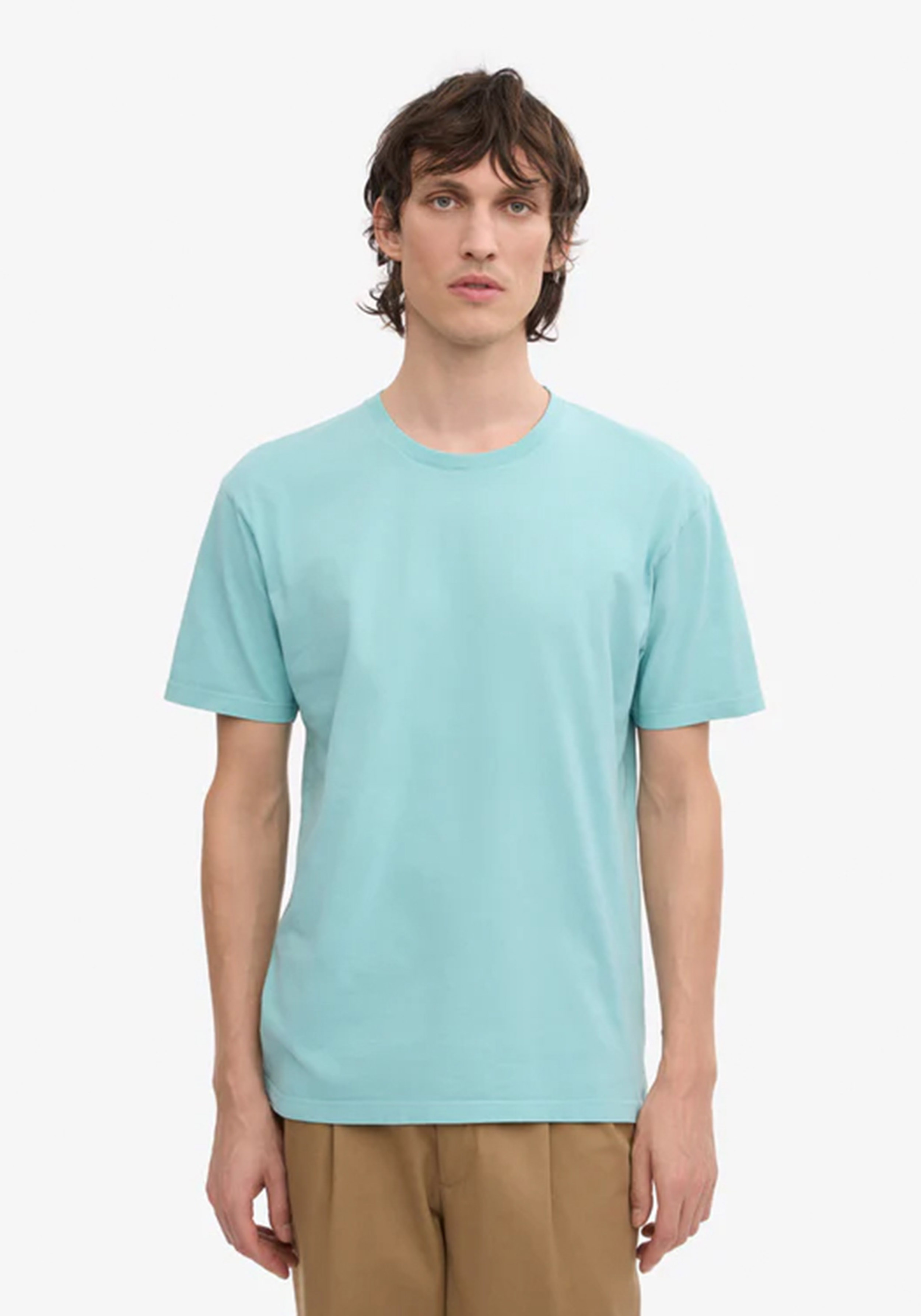 Colorful Standard Herren-T-Shirt Teal Blue