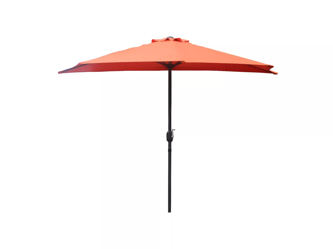 Demi parasol de balcon terracotta CATANE