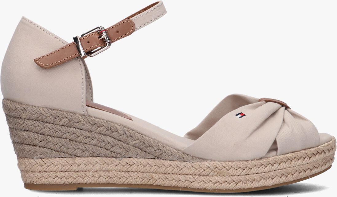 TOMMY HILFIGER beige tommy hilfiger espadrilles basic open toe mid wedge