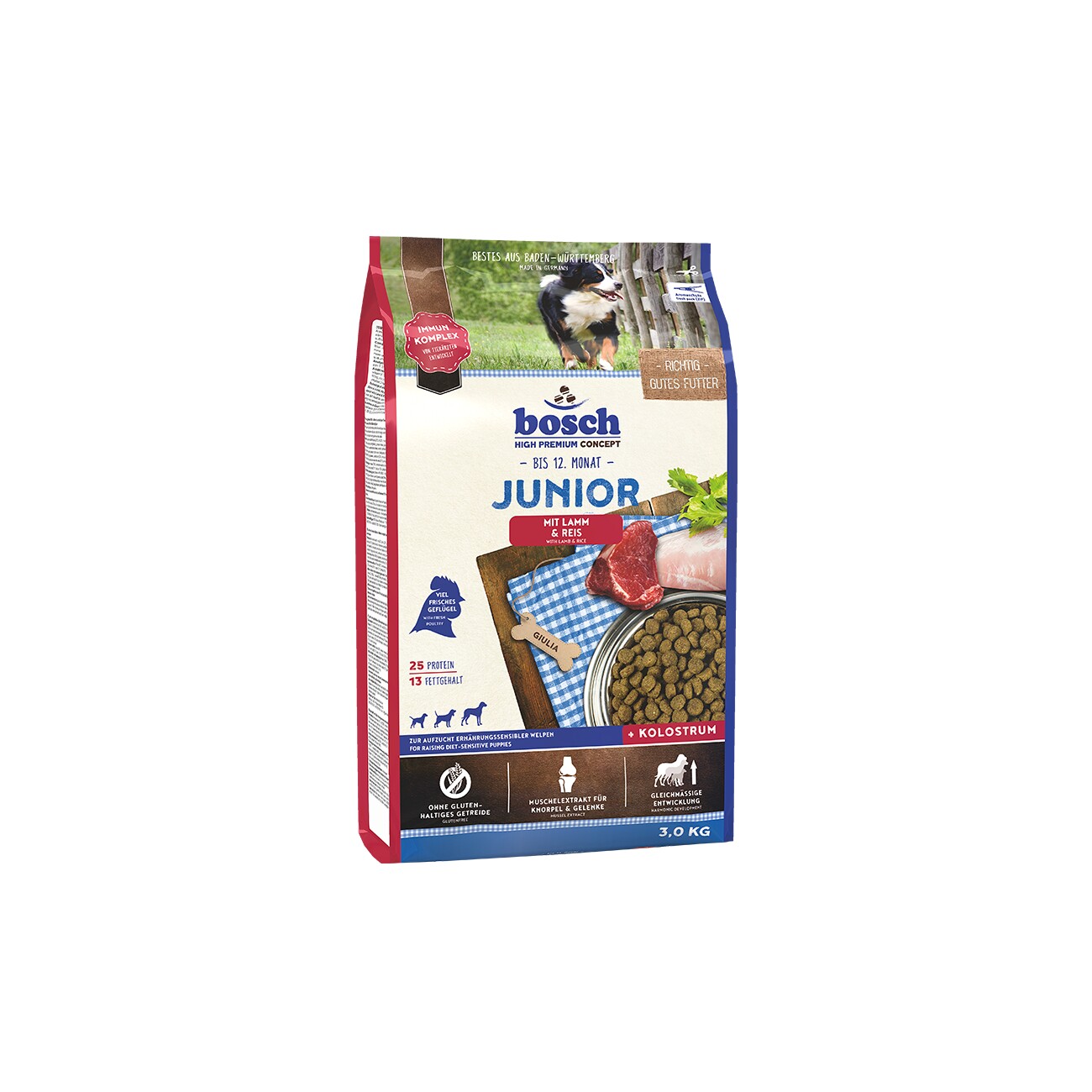 bosch Junior Lamm & Reis 3 kg