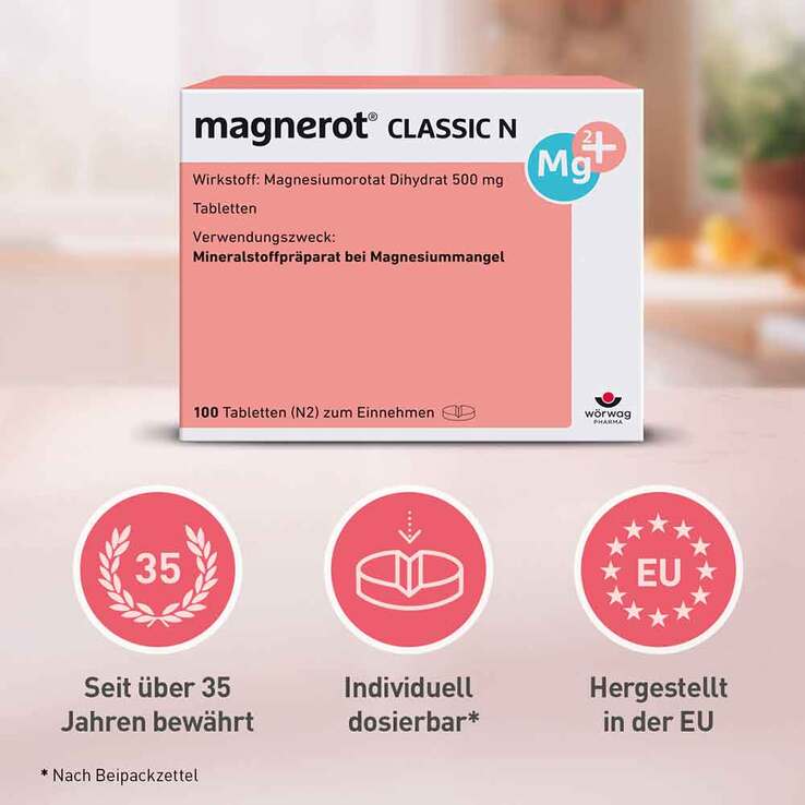 magnerot CLASSIC N Magnesium Tabletten, 50 St