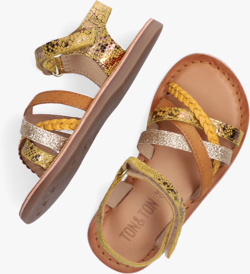 TON & TON gele ton & ton sandalen pl_om007