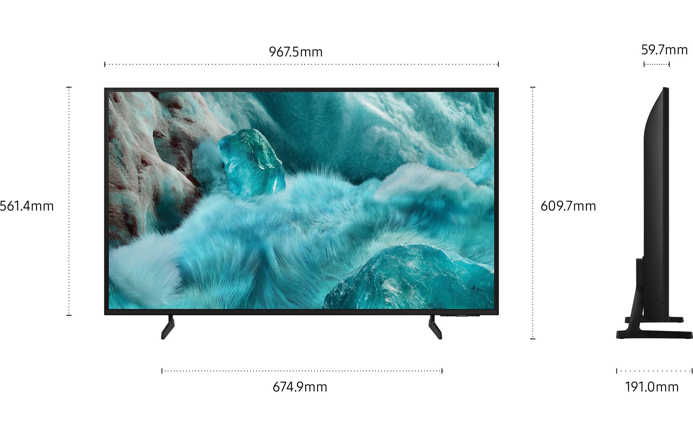 TV QE43Q7F 43'' Q7F QLED 4K AI TV, 2025<br>60 Hz, 4K (3.840 x 2.160), Q4 AI Gen1 Processor, 20W 2CH