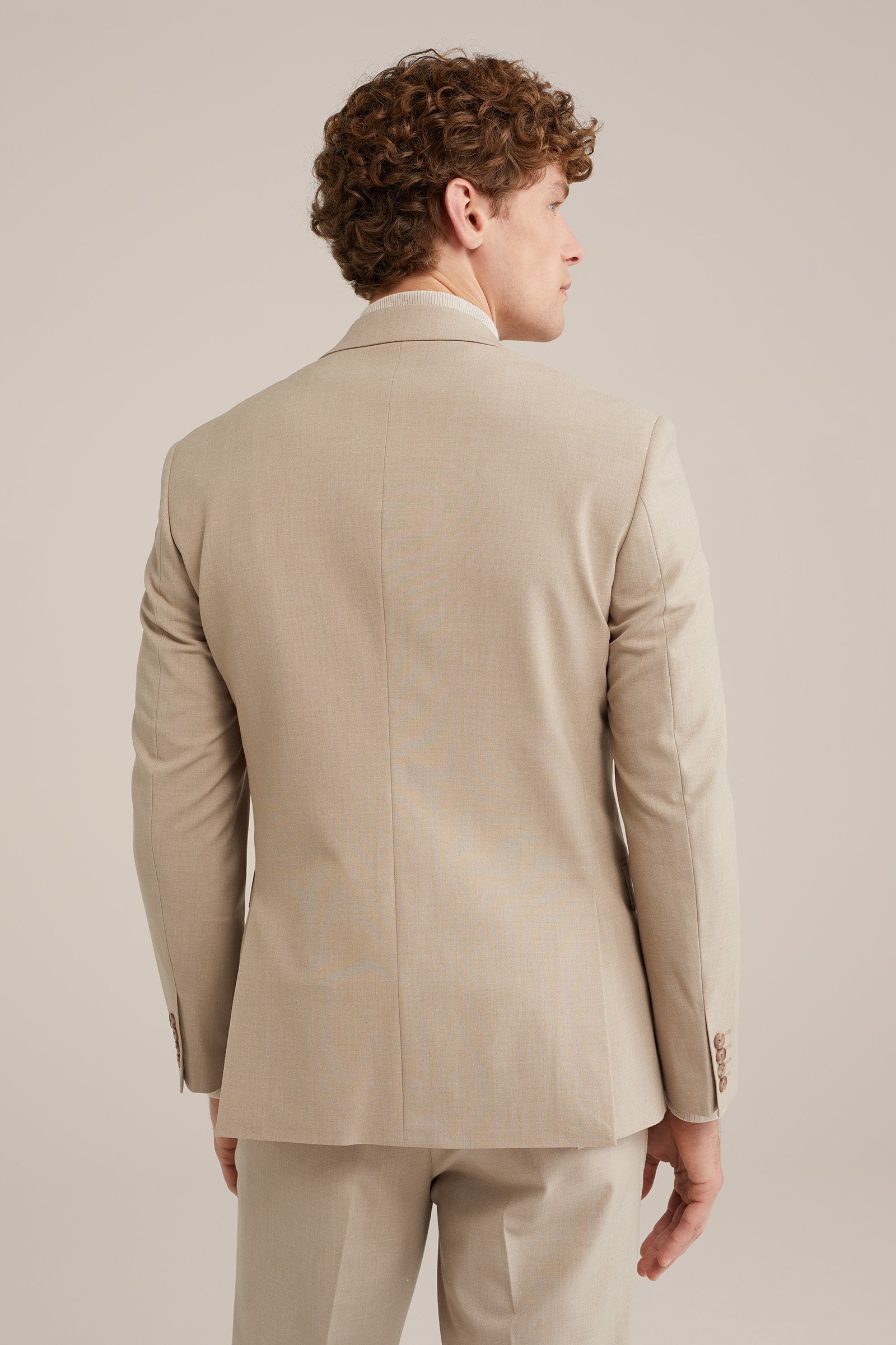 slim fit blazer Fundamentals Beige