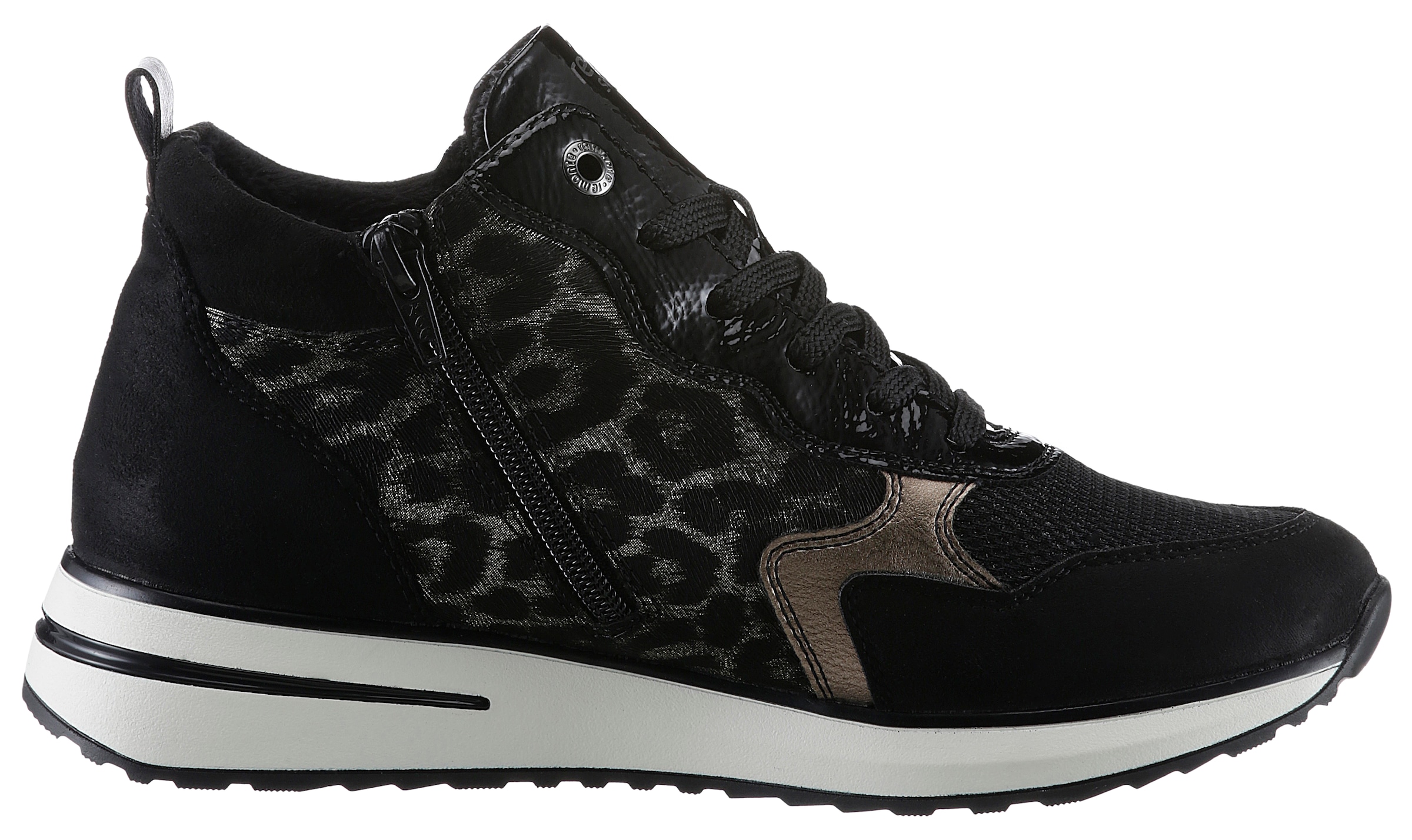 Remonte Keilsneaker  , Freizeitschuh, High-Top-Sneaker, Schnürer, Innenreissverschluss