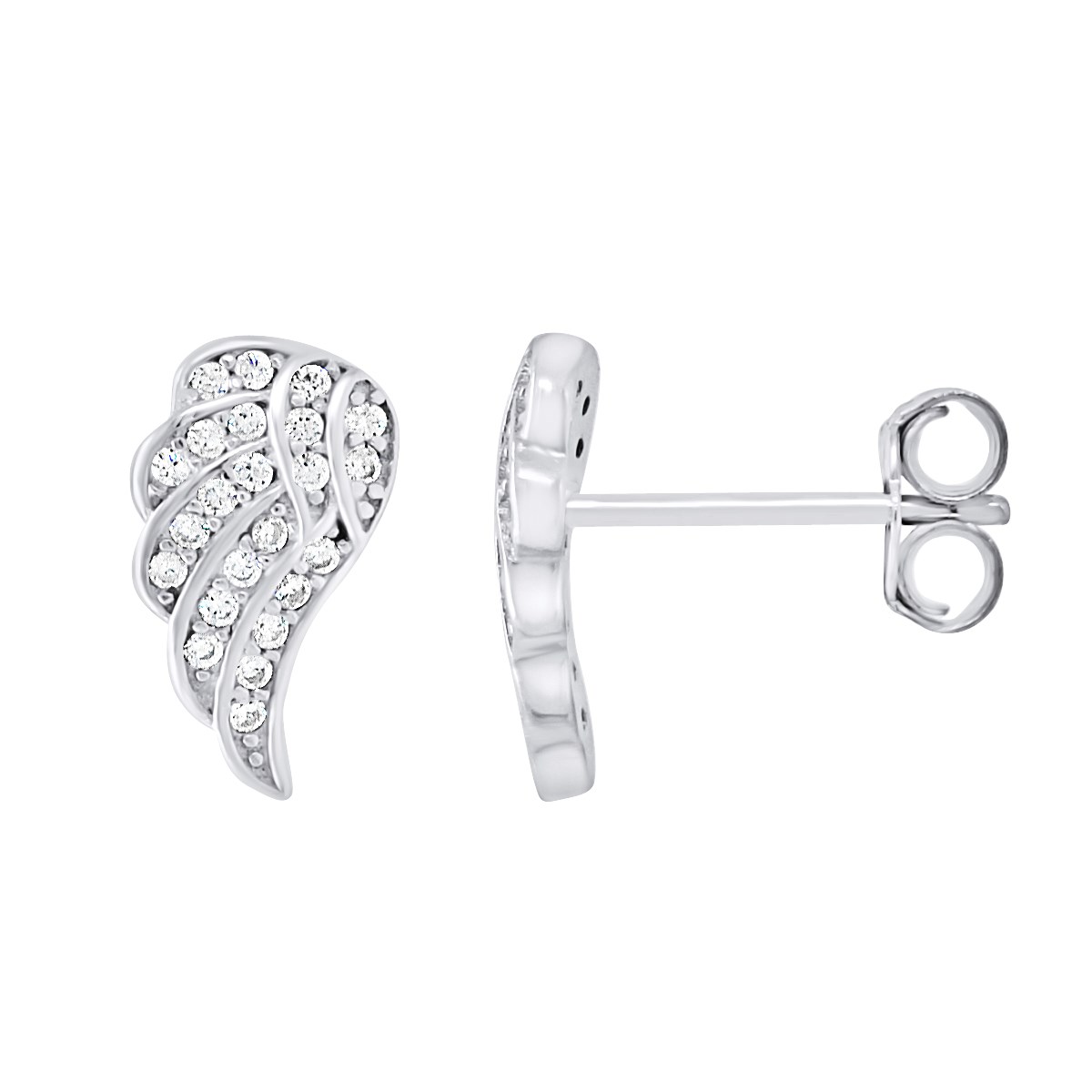 Boucles d'Oreilles AILES D'ANGE - Argent 925