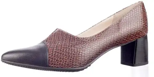 51167 BRUNATE BRUIN COMBI - maat 45 pump bruin combi - maat 45 Calandschoen