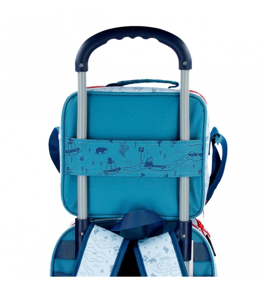 Nécessaire adaptável Disney Mickey Road Trip com bolsa de ombro azul