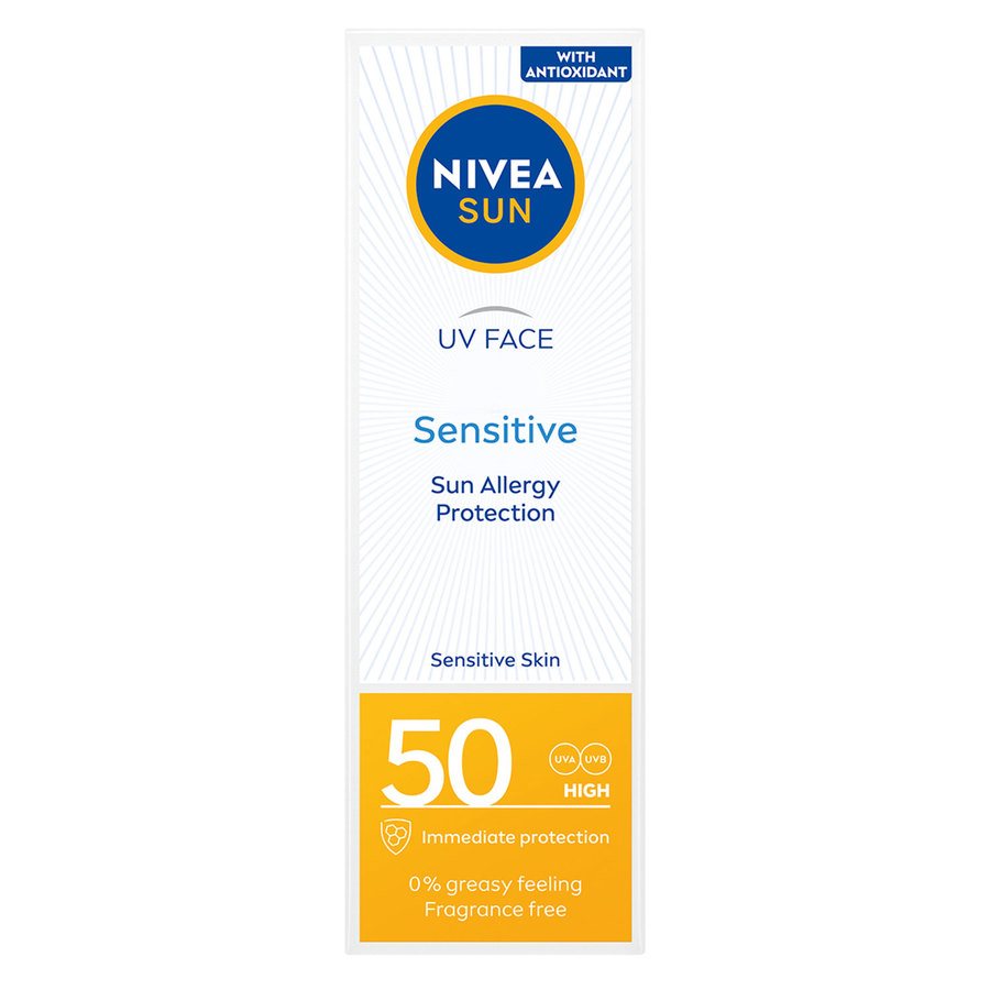 NIVEA Sun UV Face Sensitive Cream SPF50 50ml