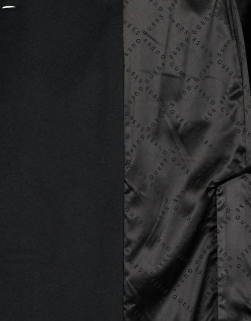 Guess - PATRICE BELTED COAT Negro