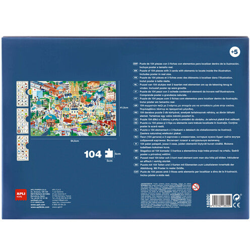 Apli kids zoekpuzzel stad - 104st
