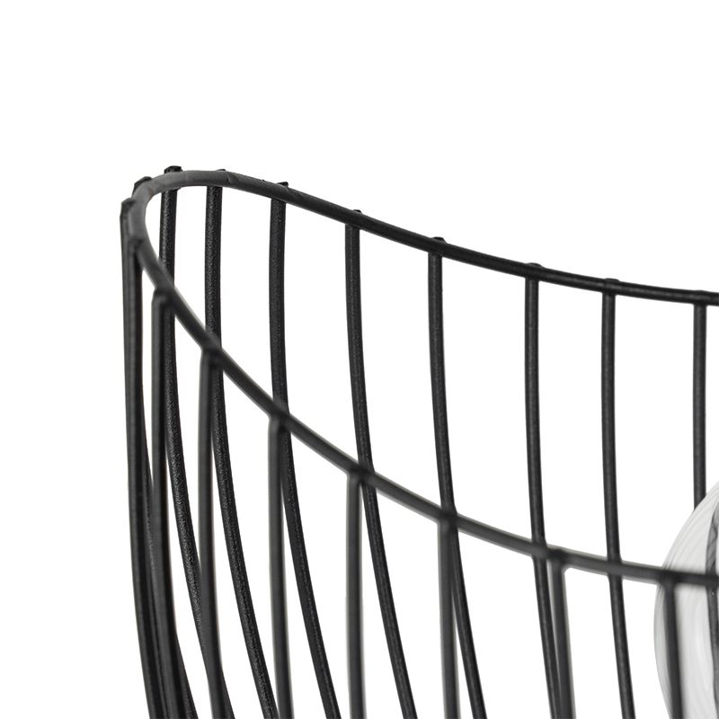 Moderne tafellamp zwart 20 cm - Pua