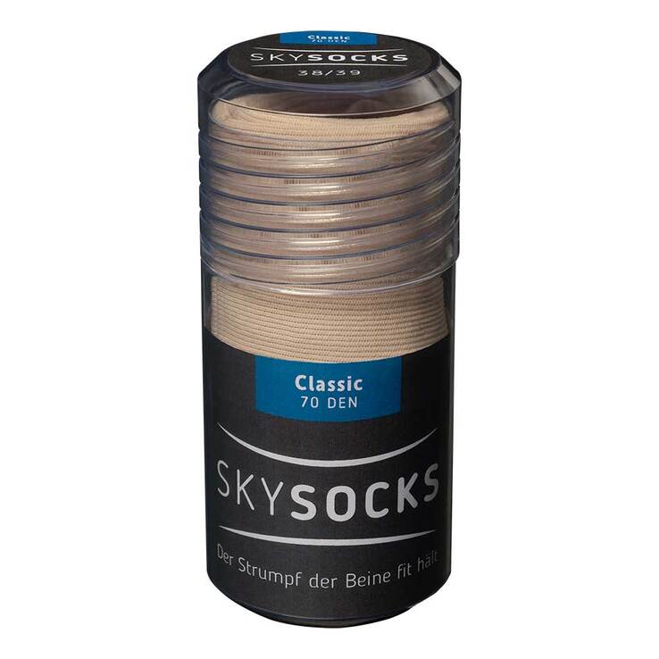 Skysocks classic 70den AD 38 / 39 sand, 2 St