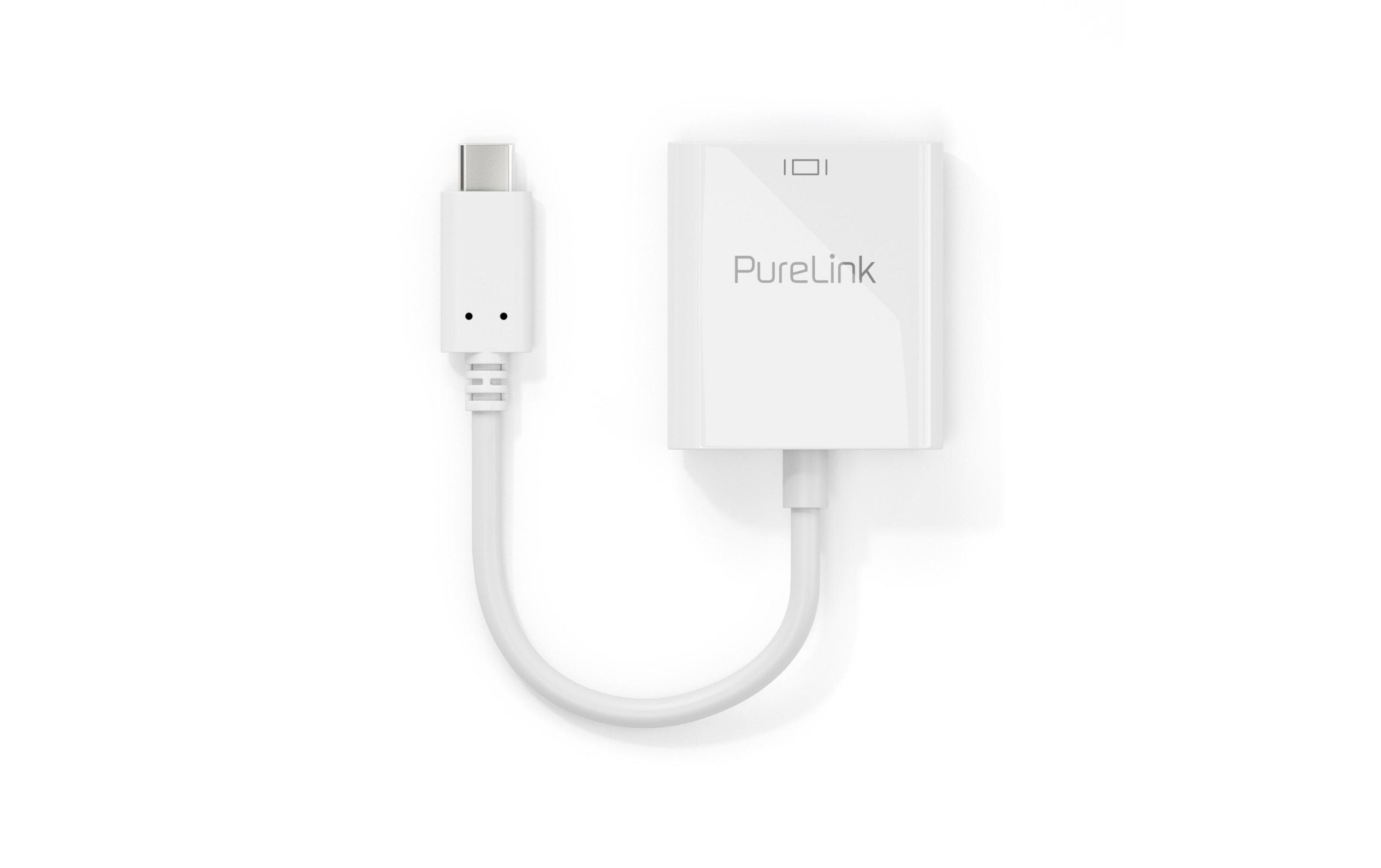 Adapter IS220 USB Type-C - VGA, Weiss