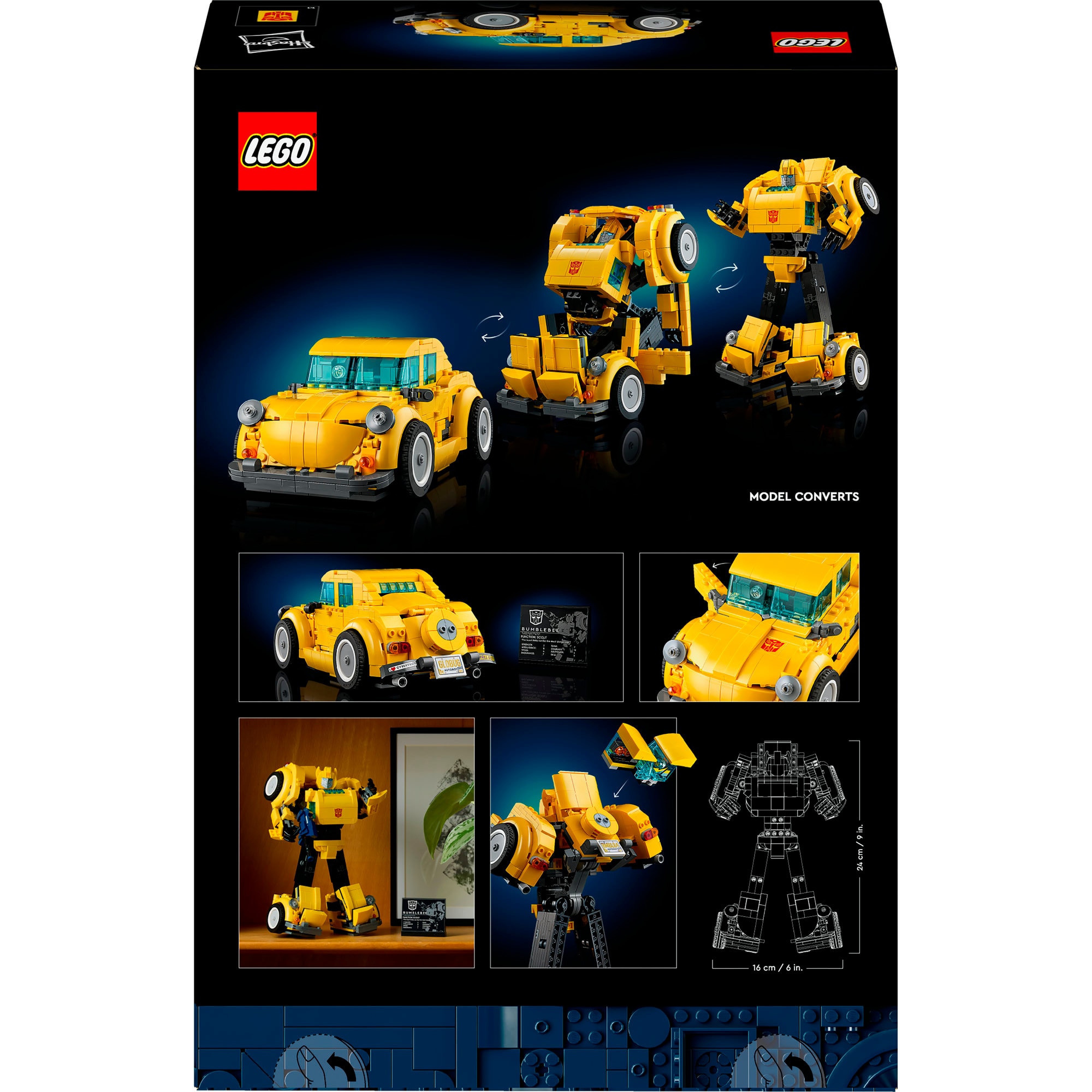 LEGO Konstruktionsspielzeug Icons Bumblebee