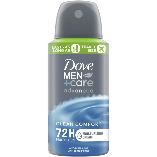 Dove Men+Care Advanced Clean Comfort Anti-Transpirant Deodorant Spray 75 ML