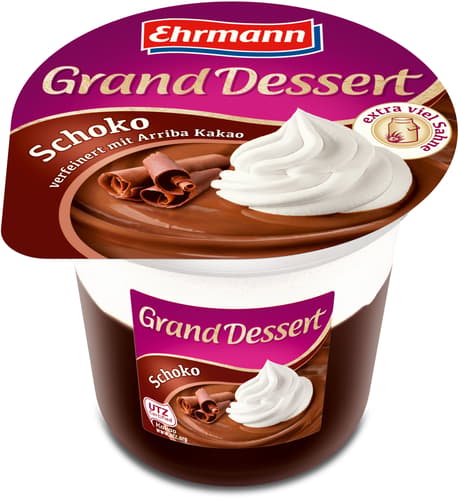 Ehrmann Grand Dessert Schoko plus Sahne