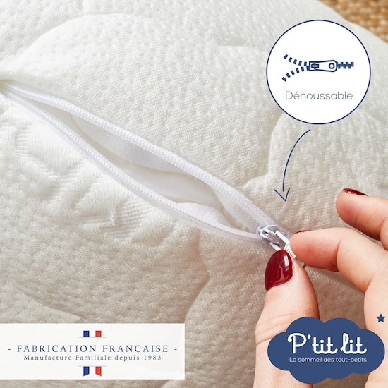 Coussin d'allaitement Bamboo   Ecru        de               P'tit lit