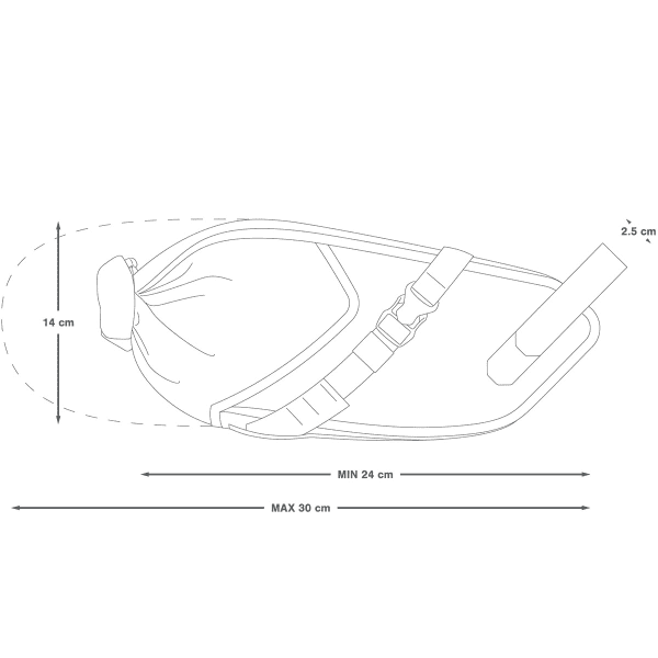 Saccoche Vélo APIDURA BACKCOUNTRY SADDLE PACK 4.5L UNI